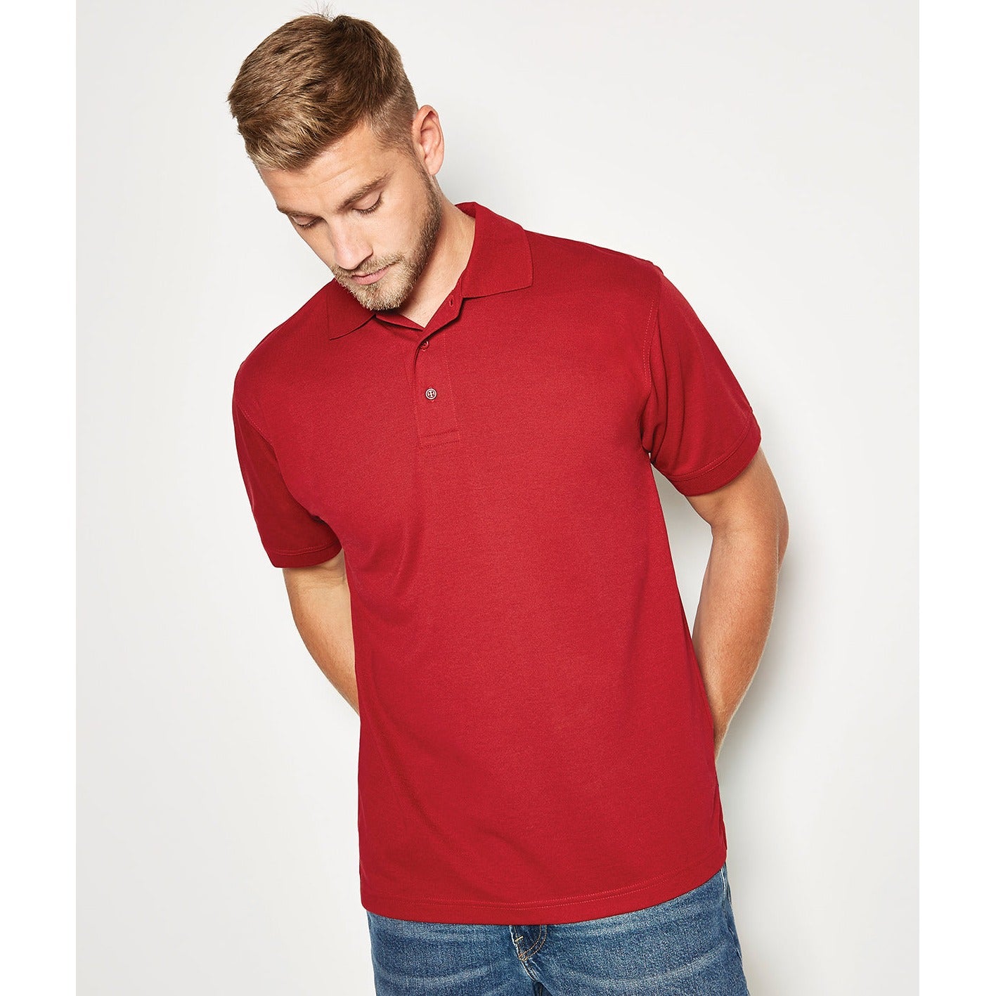 Kustom Kit Klassic Polo With Superwash® 60°C (Classic Fit) - Cardinal Red