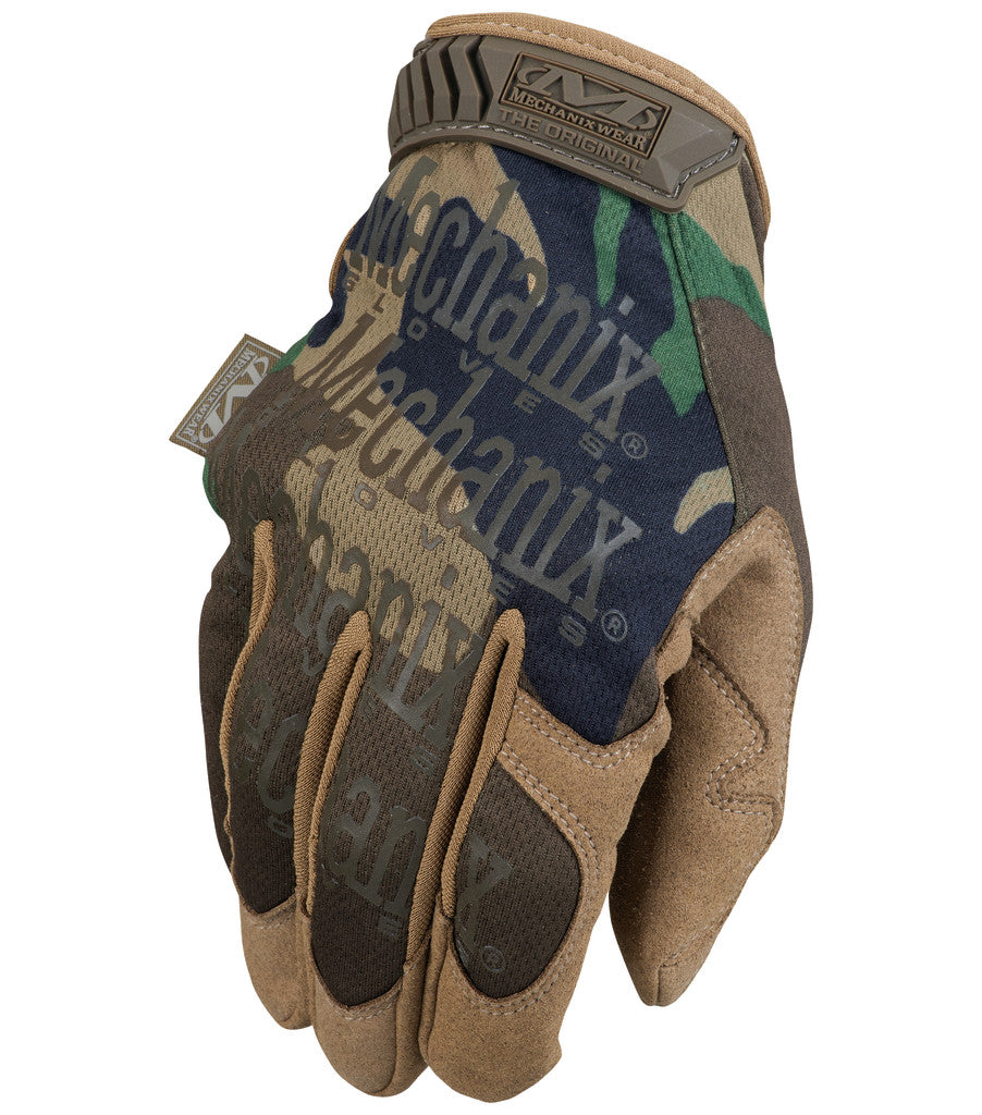 Mechanix Wear Original Woodland Camo Tactical Gloves