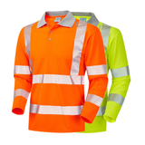 Leo Workwear BARRICANE Leo EcoViz Performance+ Sleeved Polo Shirt