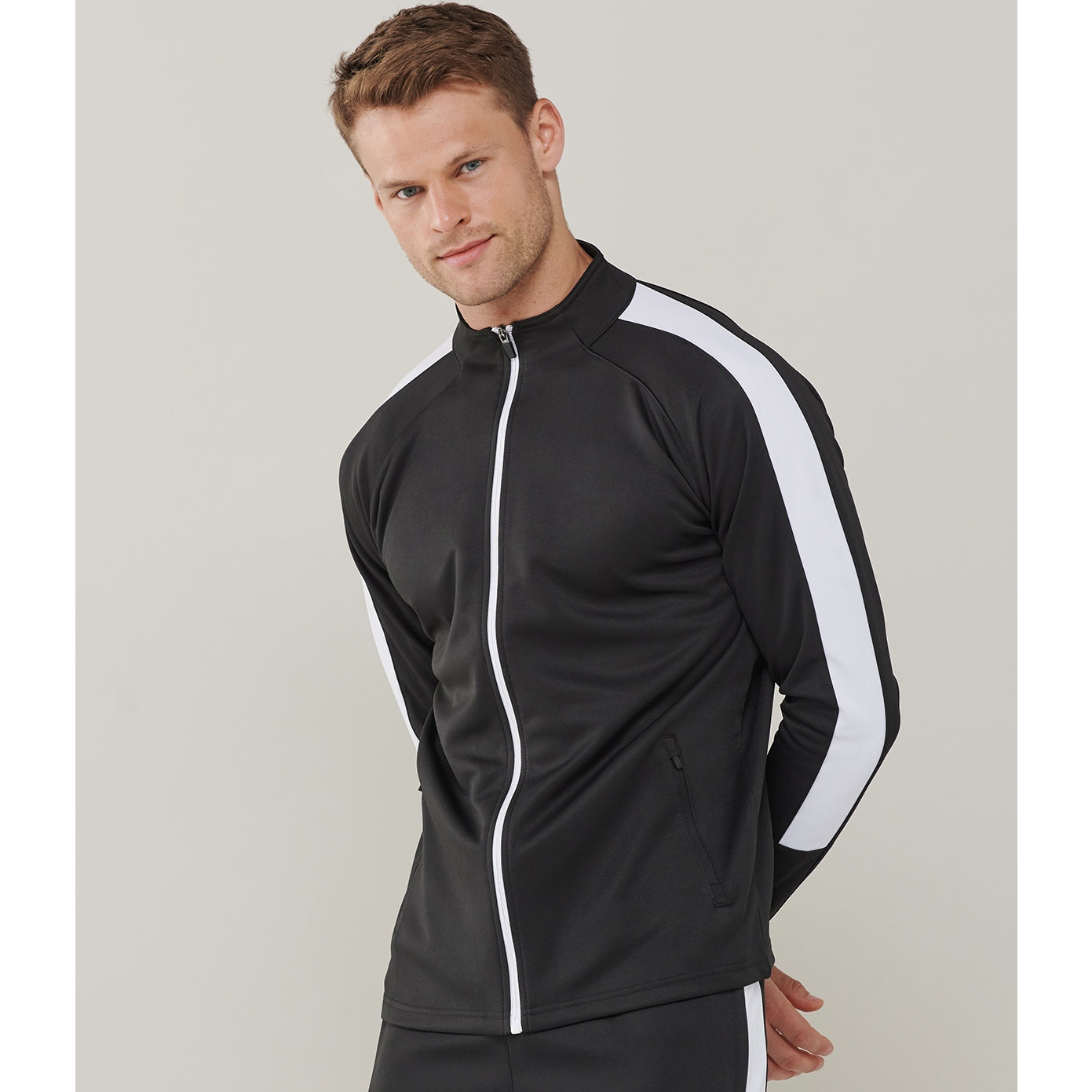 Finden & Hales Knitted Tracksuit Top