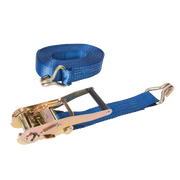 Silverline Ratchet Tie Down Strap J-Hook 8m x 50mm - 3400kg