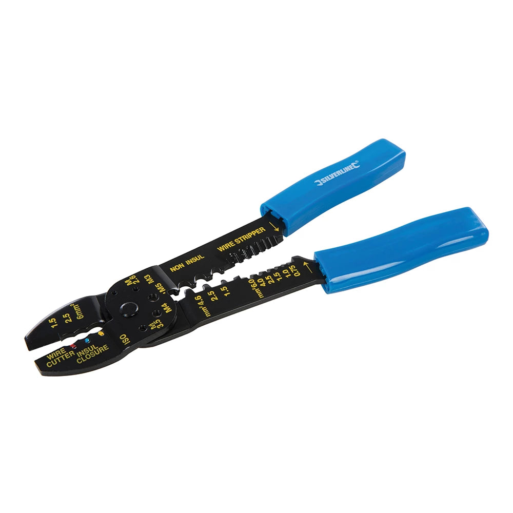 Silverline Crimping & Stripping Pliers