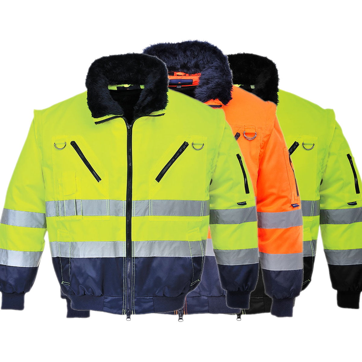 Portwest Hi-Vis 3-in-1 Pilot Jacket