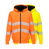 Portwest PW321 Hi-Vis Zipped Winter Hoodie
