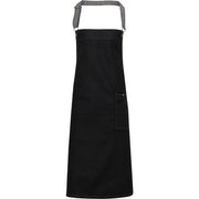 Premier District Waxed-Look Denim Bib Apron