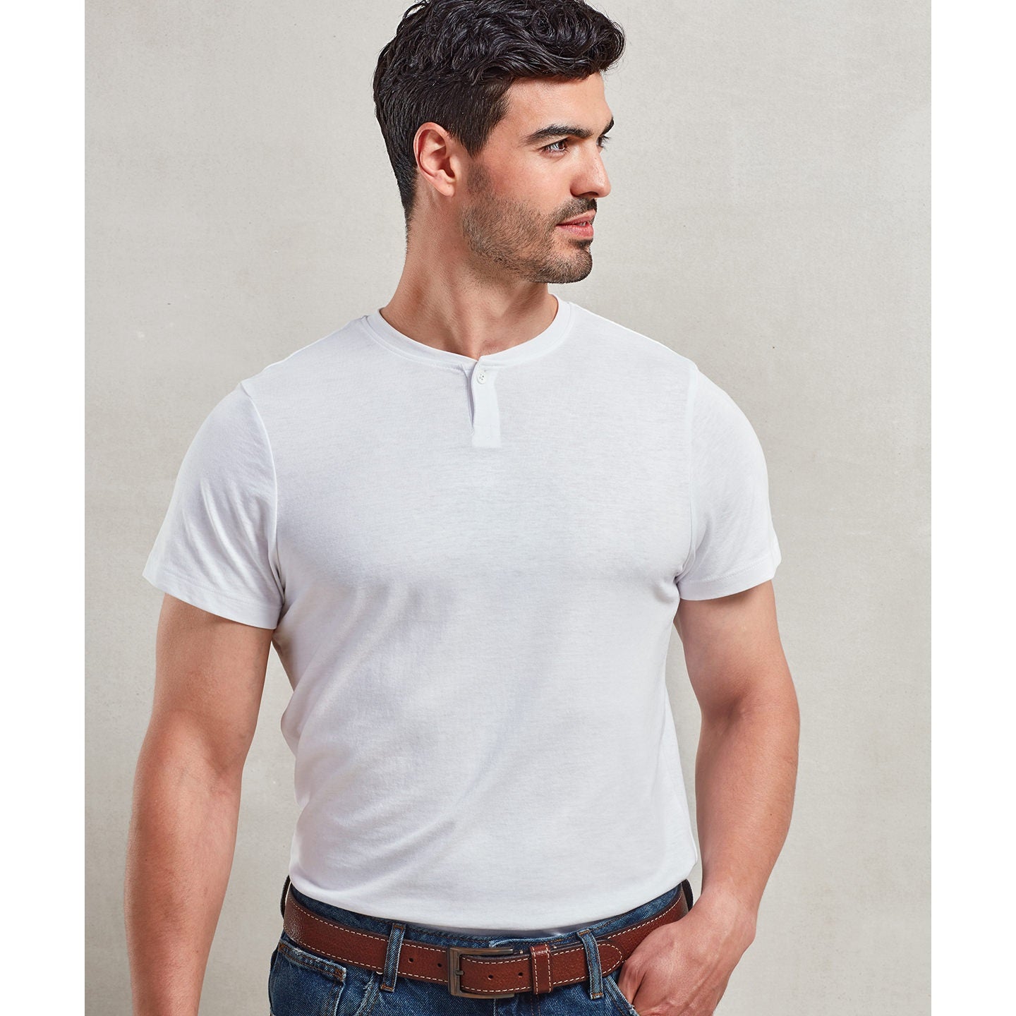 Premier Men's Cotton Rich Comis Tee
