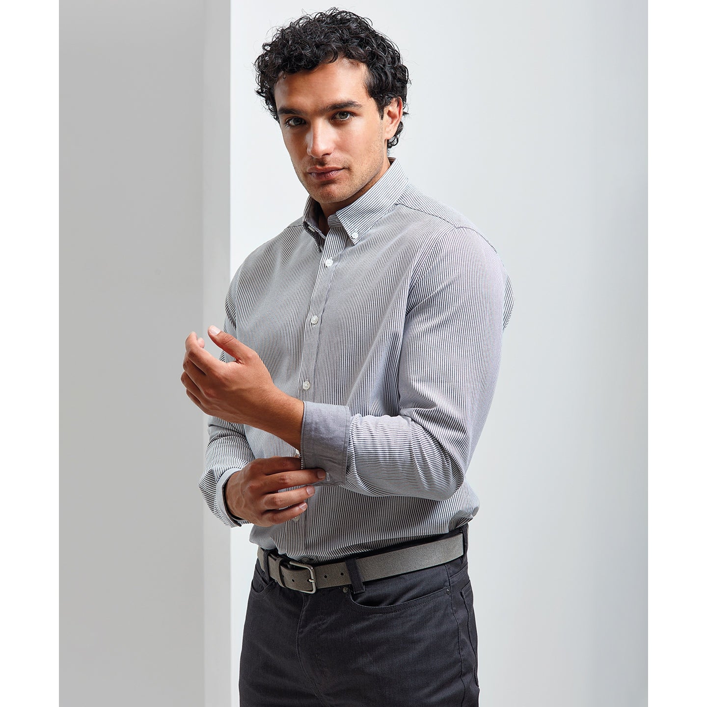 Premier Cotton-Rich Oxford Stripes Shirt