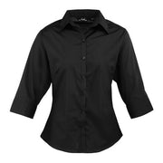 Premier Women's ¾ Sleeve Poplin Blouse