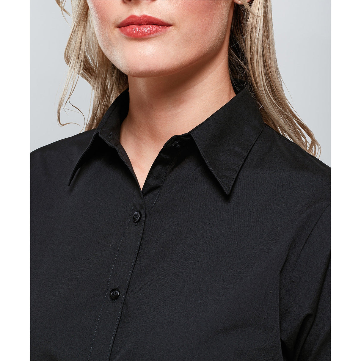 Premier Women's ¾ Sleeve Poplin Blouse