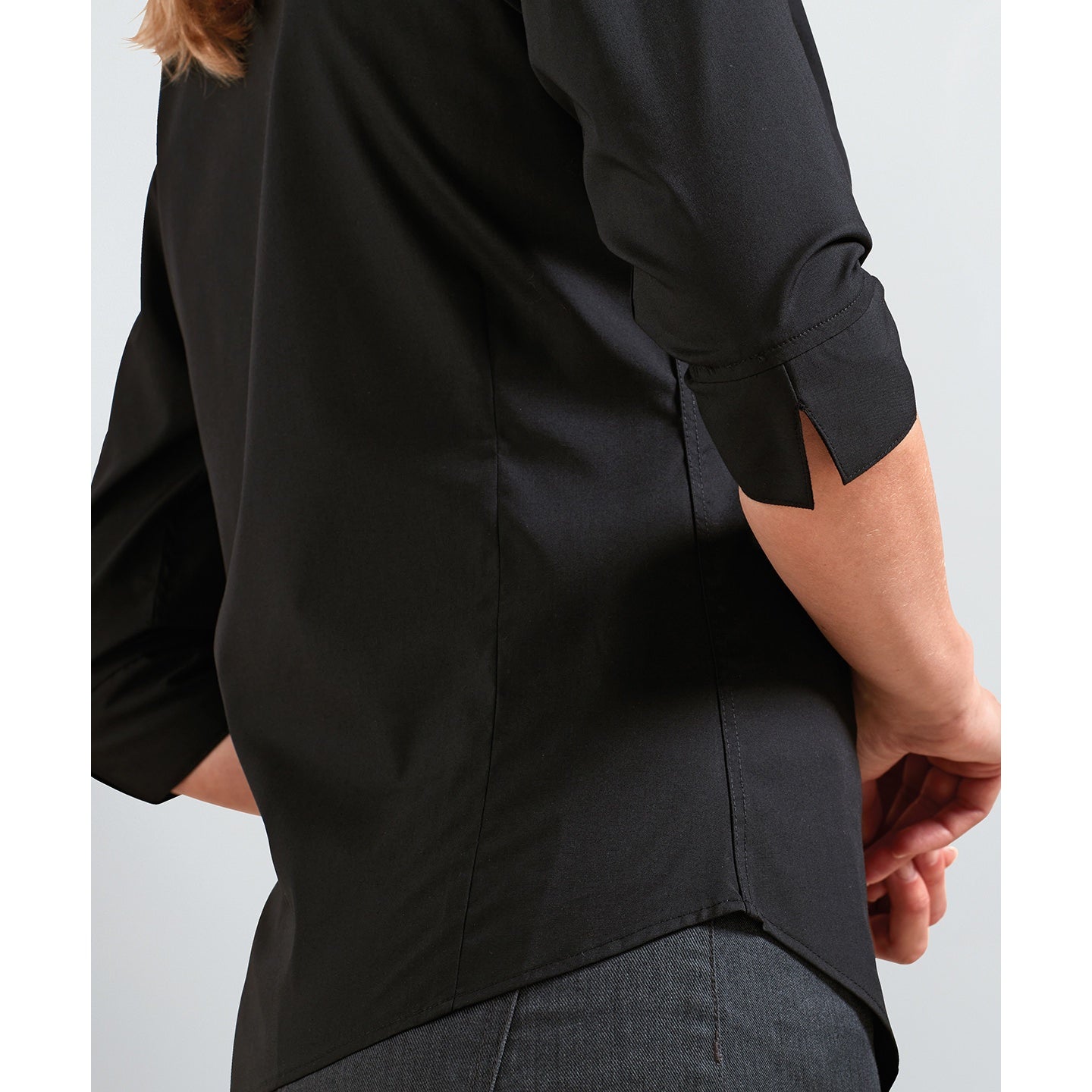 Premier Women's ¾ Sleeve Poplin Blouse