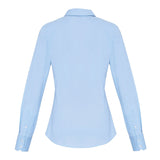 Premier Women's Stretch Fit Cotton Poplin Long Sleeve Blouse