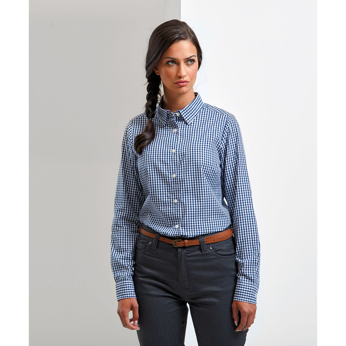 Premier Women's Maxton Check Long Sleeve Shirt
