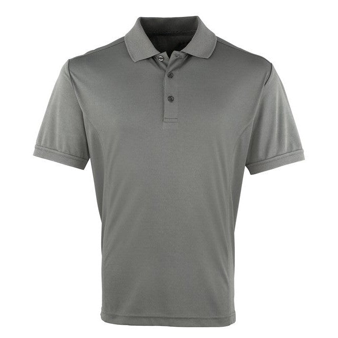 Premier Coolchecker® Piqué Polo - Dark Grey