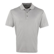 Premier Coolchecker® Piqué Polo - Silver