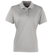 Premier Women's Coolchecker® Piqué Polo - Silver