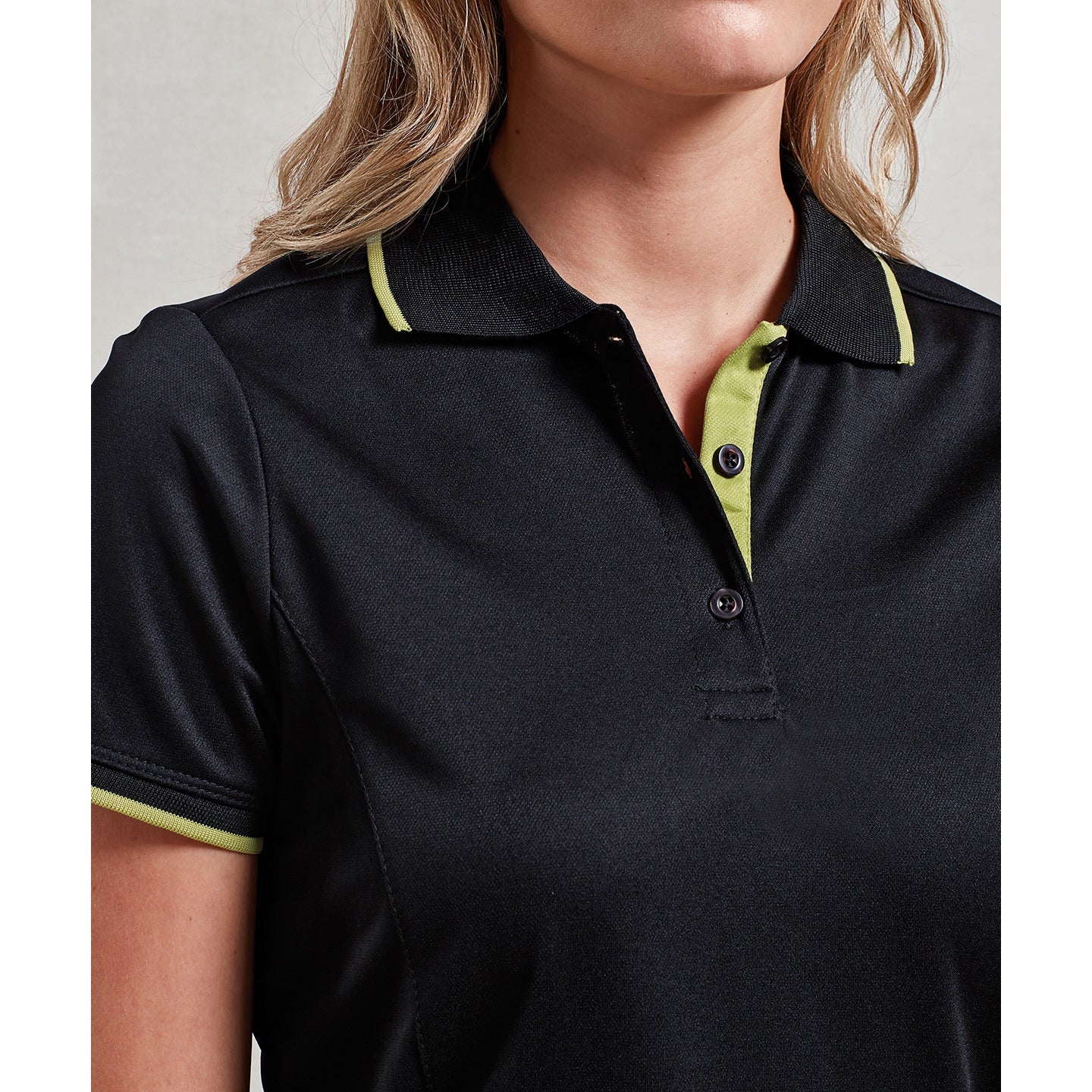 Premier Women's Contrast Coolchecker® Polo