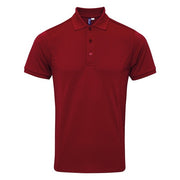 Premier Coolchecker® Plus Piqué Polo - Burgundy