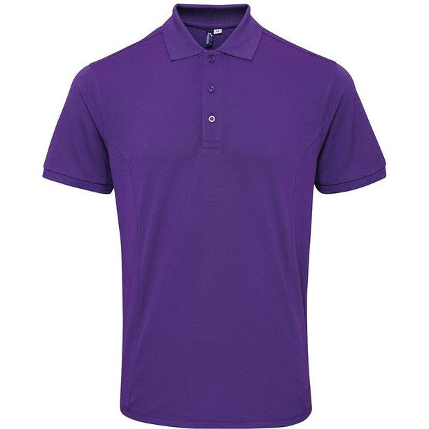 Premier Coolchecker® Plus Piqué Polo - Purple