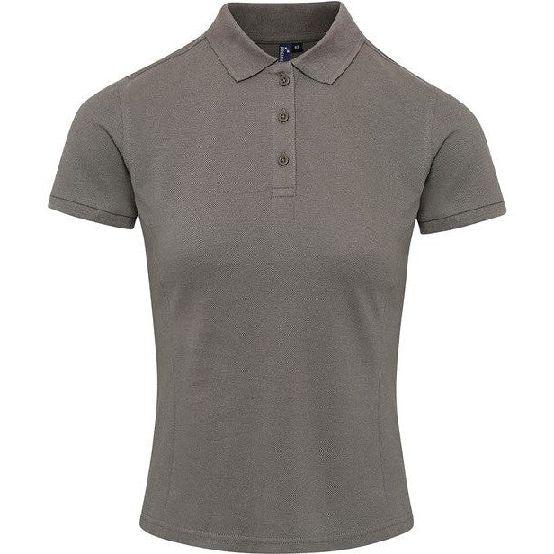 Premier Women's Coolchecker® Plus Piqué Polo - Dark Grey