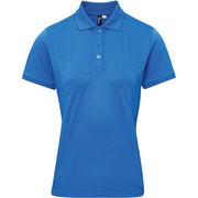 Premier Women's Coolchecker® Plus Piqué Polo - Sapphire