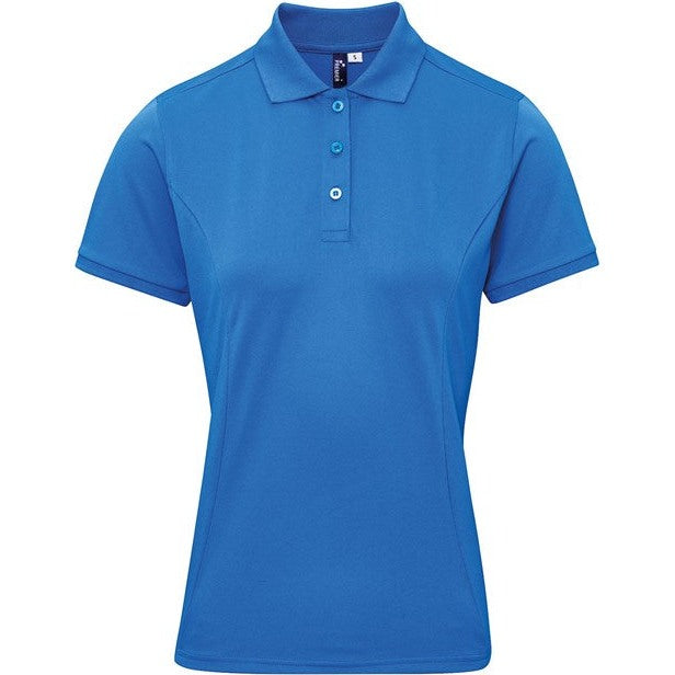 Premier Women's Coolchecker® Plus Piqué Polo - Sapphire