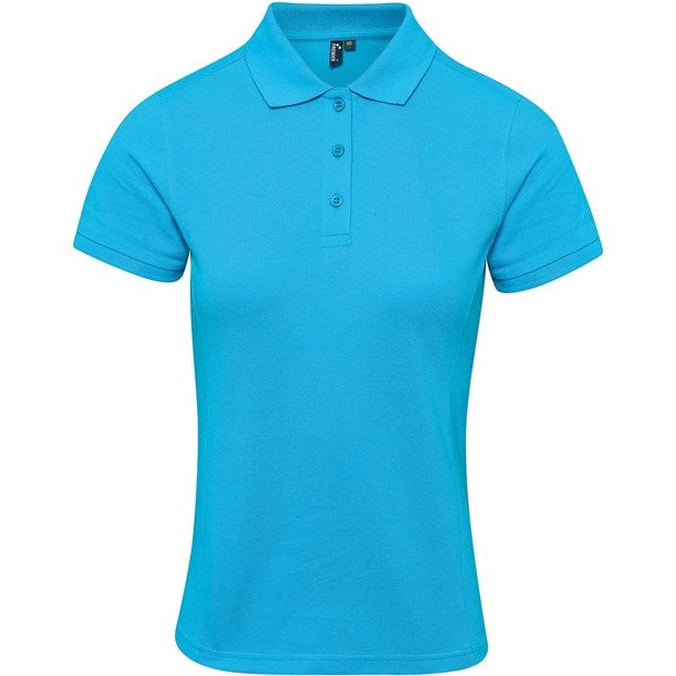 Premier Women's Coolchecker® Plus Piqué Polo - Turquoise