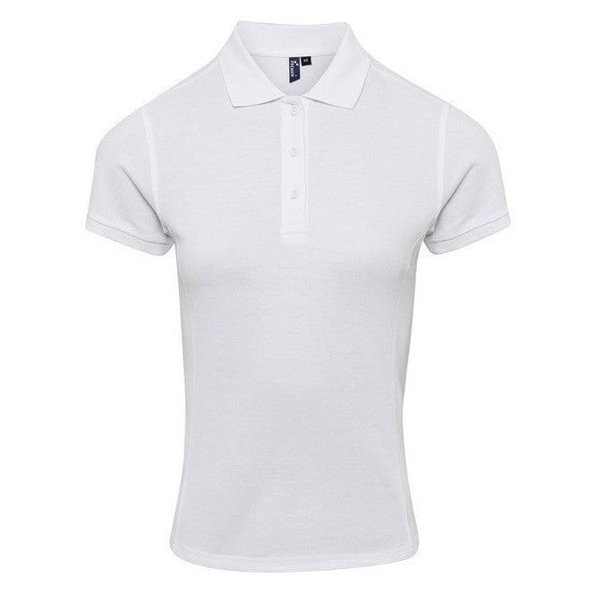 Premier Women's Coolchecker® Plus Piqué Polo - White