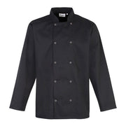 Premier Studded Front Long Sleeve Chef's Jacket