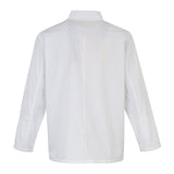 Premier Studded Front Long Sleeve Chef's Jacket