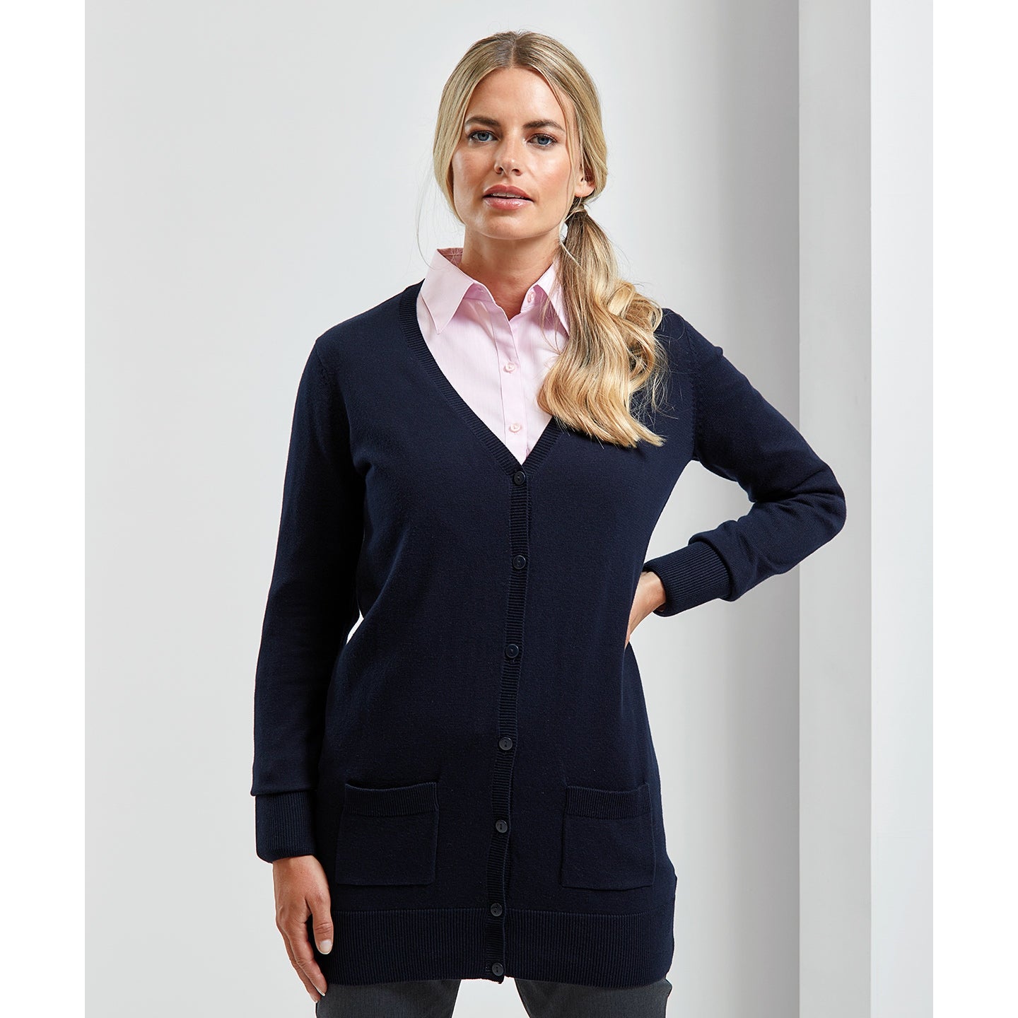 Premier Women's Longline Knitted Cardigan