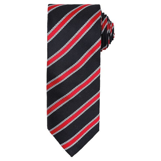 Premier Waffle Stripe Tie
