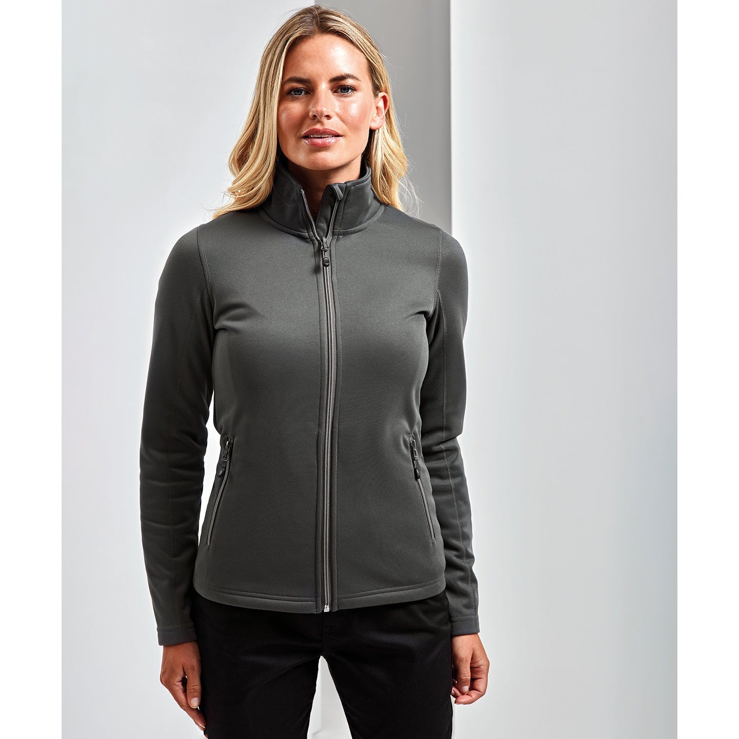 Premier Women's Spun Dyed Sustainable Zip-Through Sweatshirt