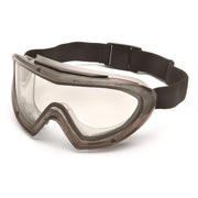 Pyramex Capstone Dual Lens Safety Goggle - Grey