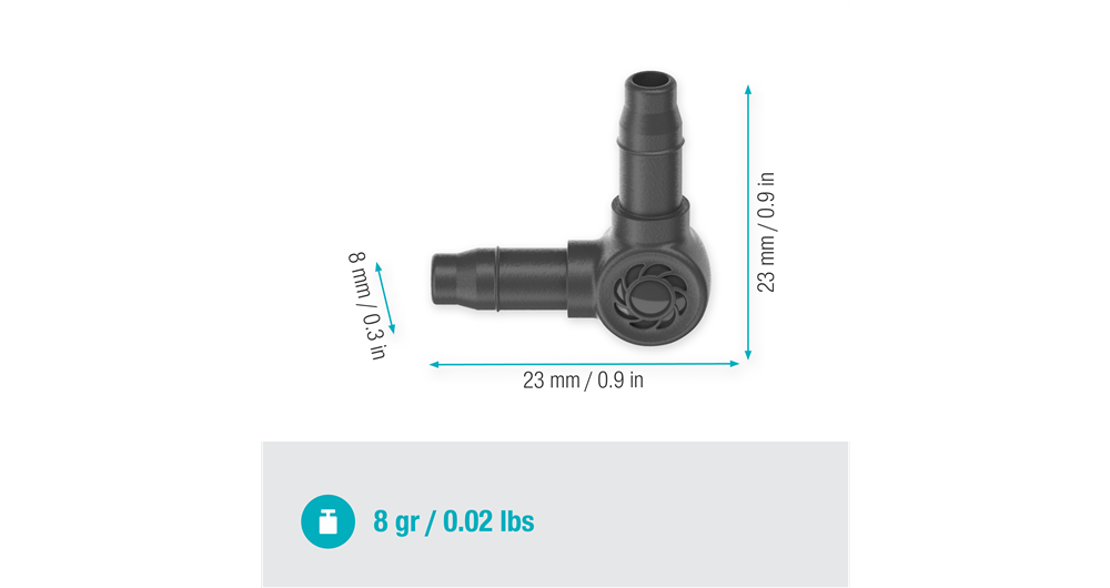 Gardena L-Joint 4,6 mm 3/16"