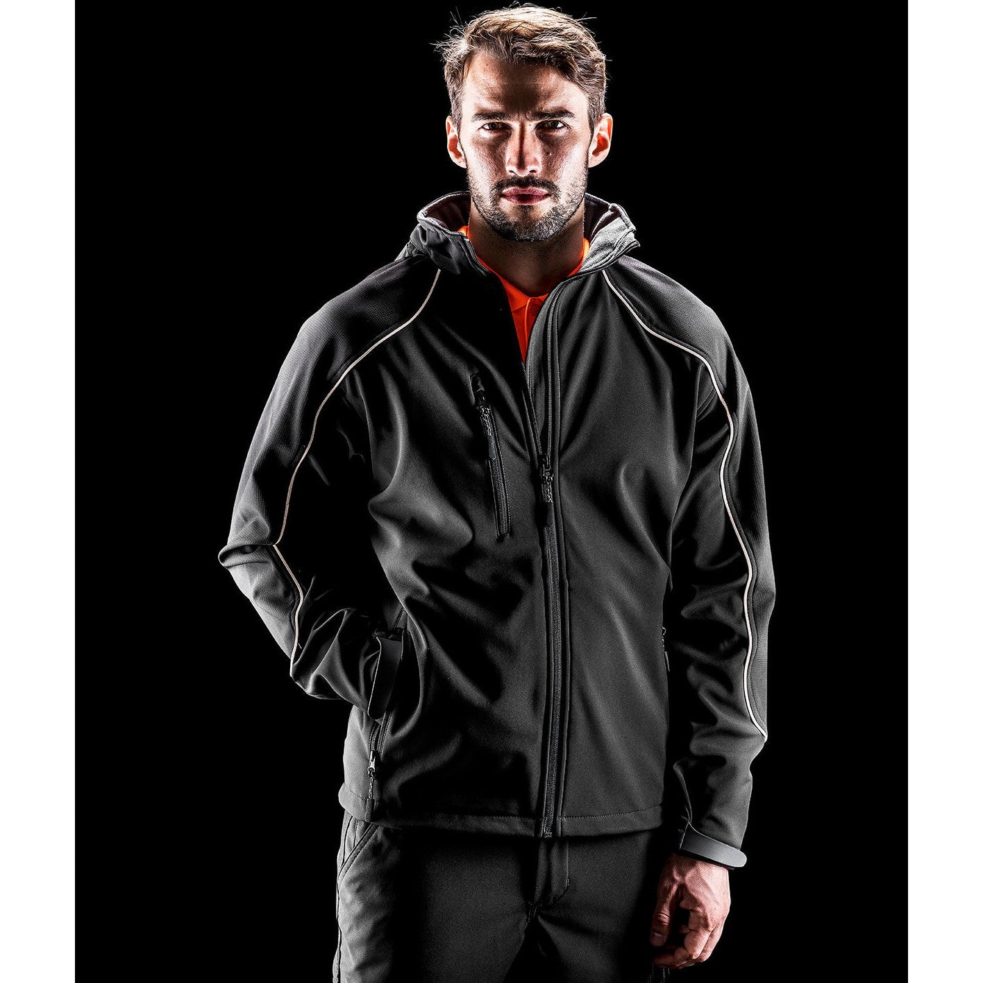 Result Workguard Hooded Softshell Jacket