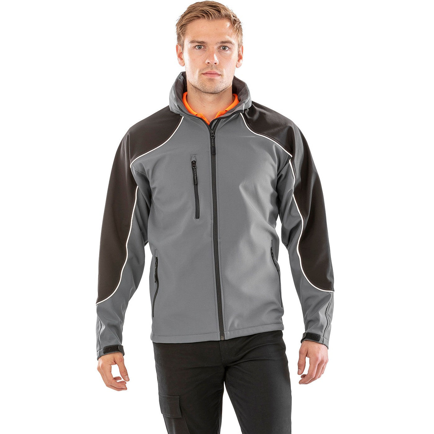 Result Workguard Hooded Softshell Jacket