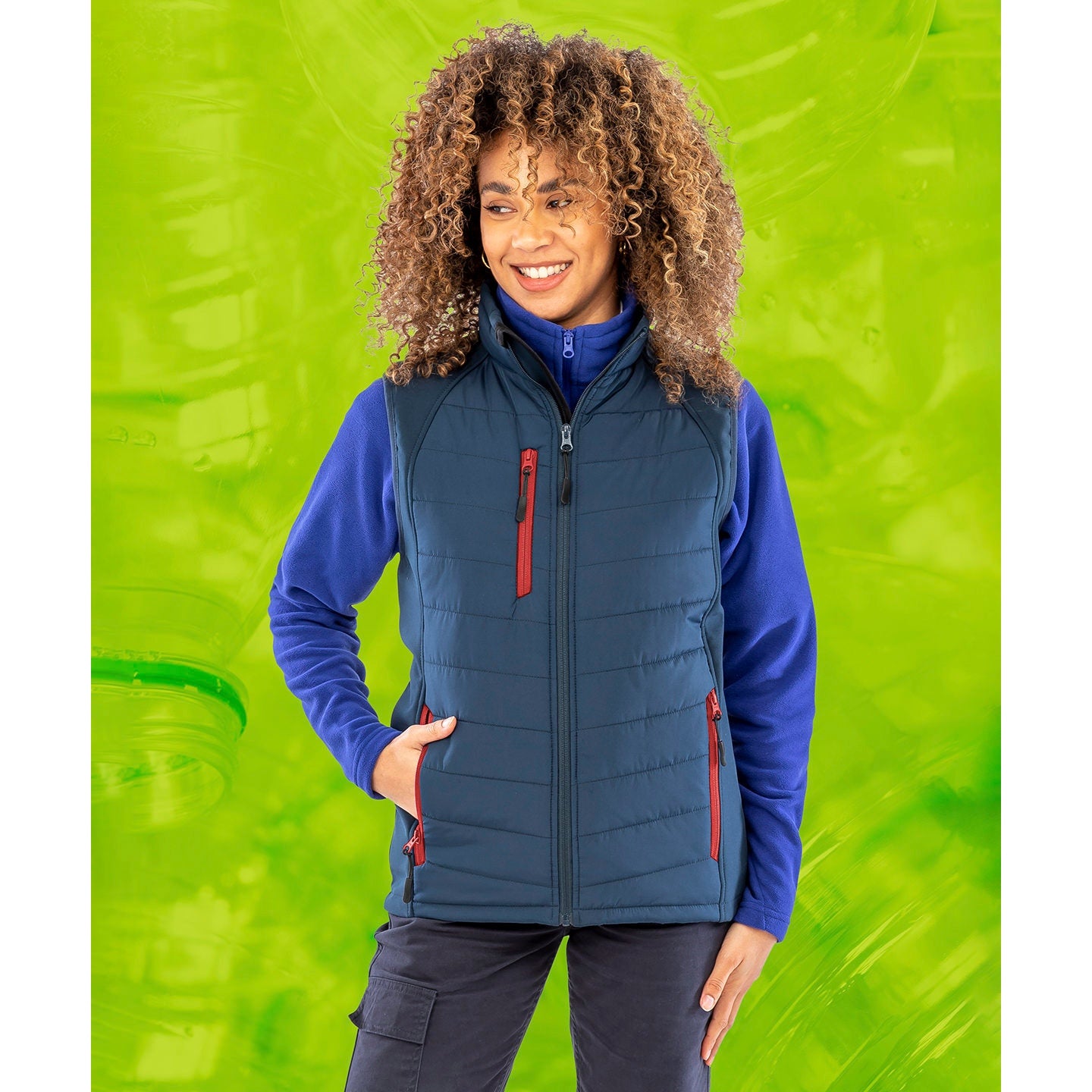 Result Genuine Recycled Compass Padded Softshell Gilet