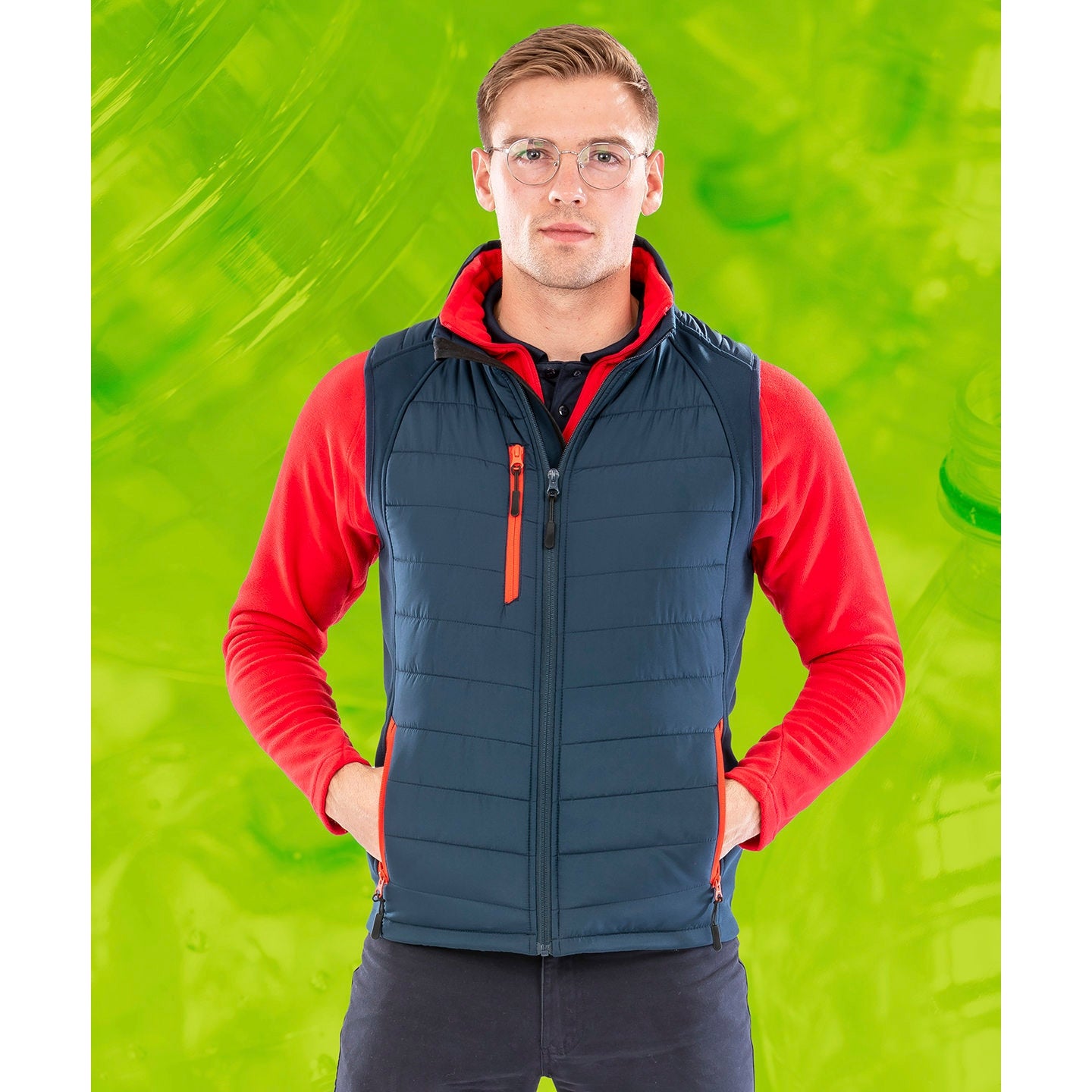 Result Genuine Recycled Compass Padded Softshell Gilet