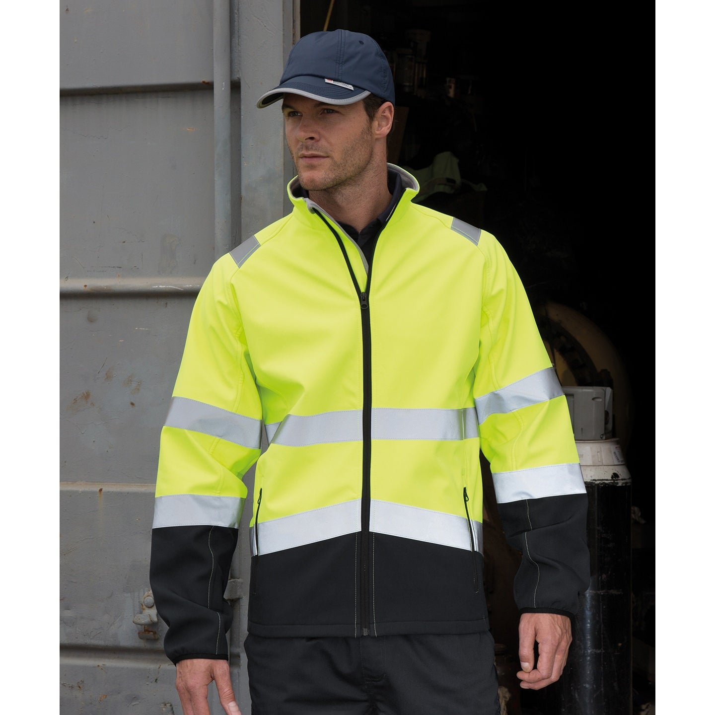 Result Safeguard Printable Safety Softshell Jacket