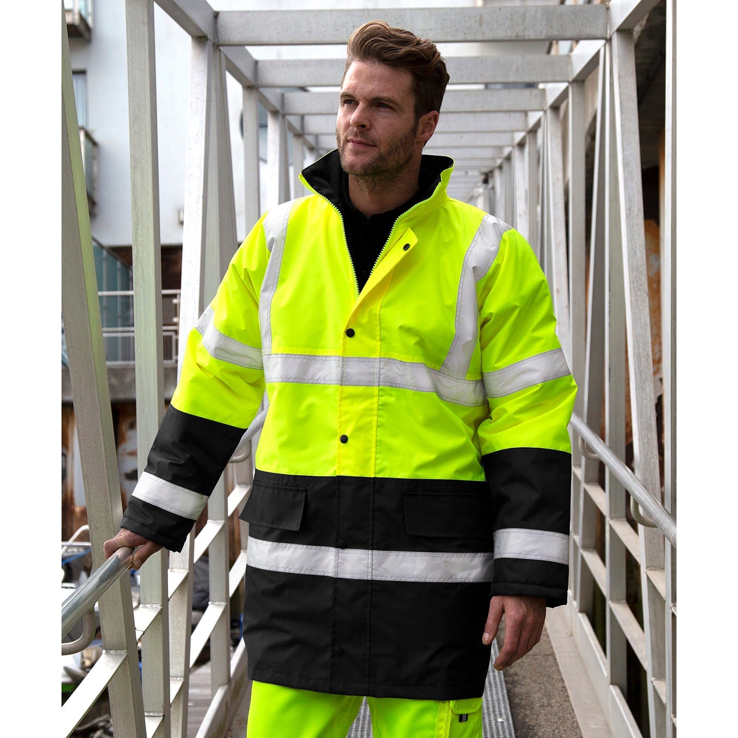 Result Core Motorway Two-Tone Safety Coat
