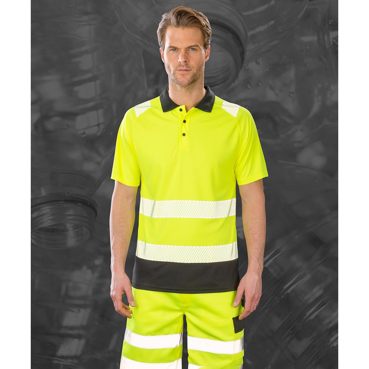 Result Genuine Recycled Recycled Safety Polo