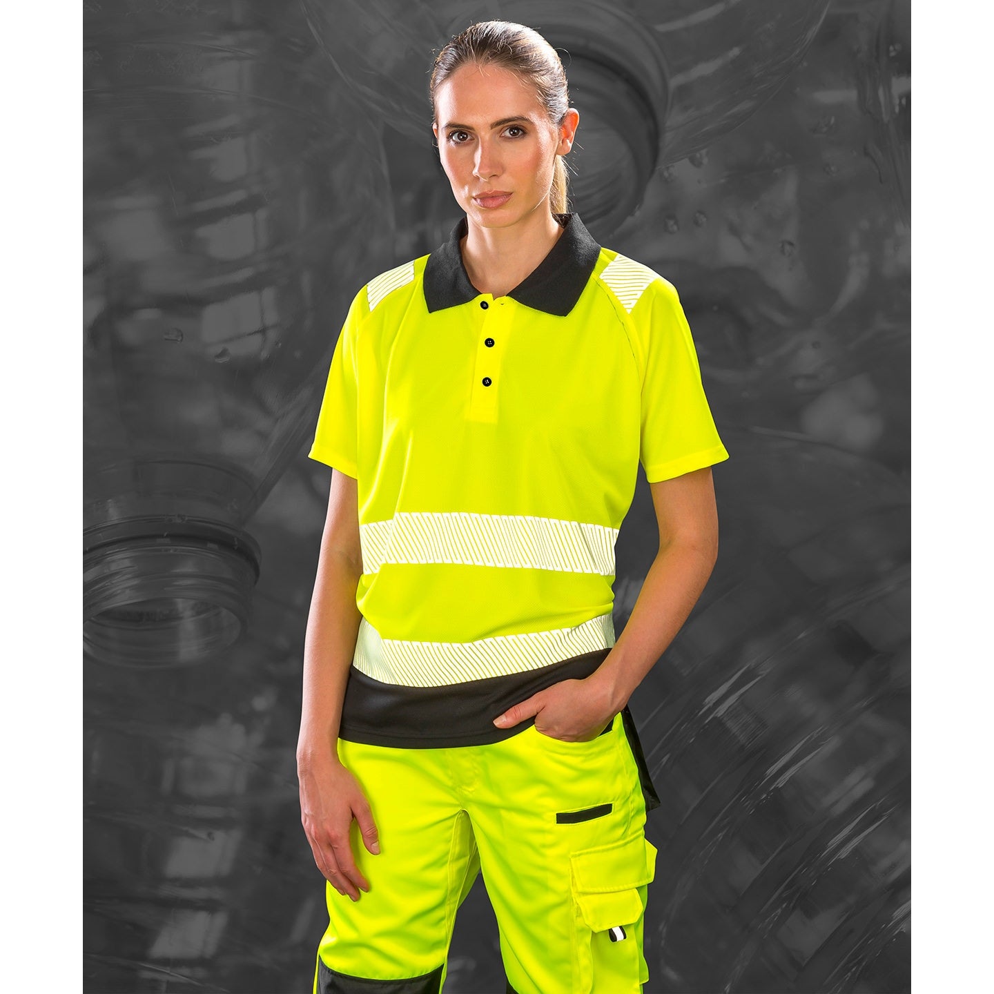 Result Genuine Recycled Recycled Safety Polo