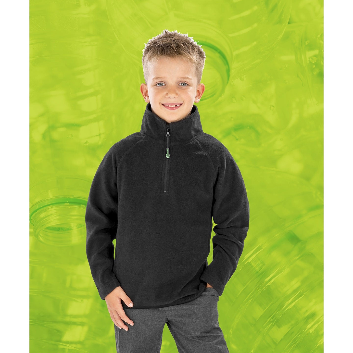 Result Genuine Recycled Junior Recycled Microfleece Top