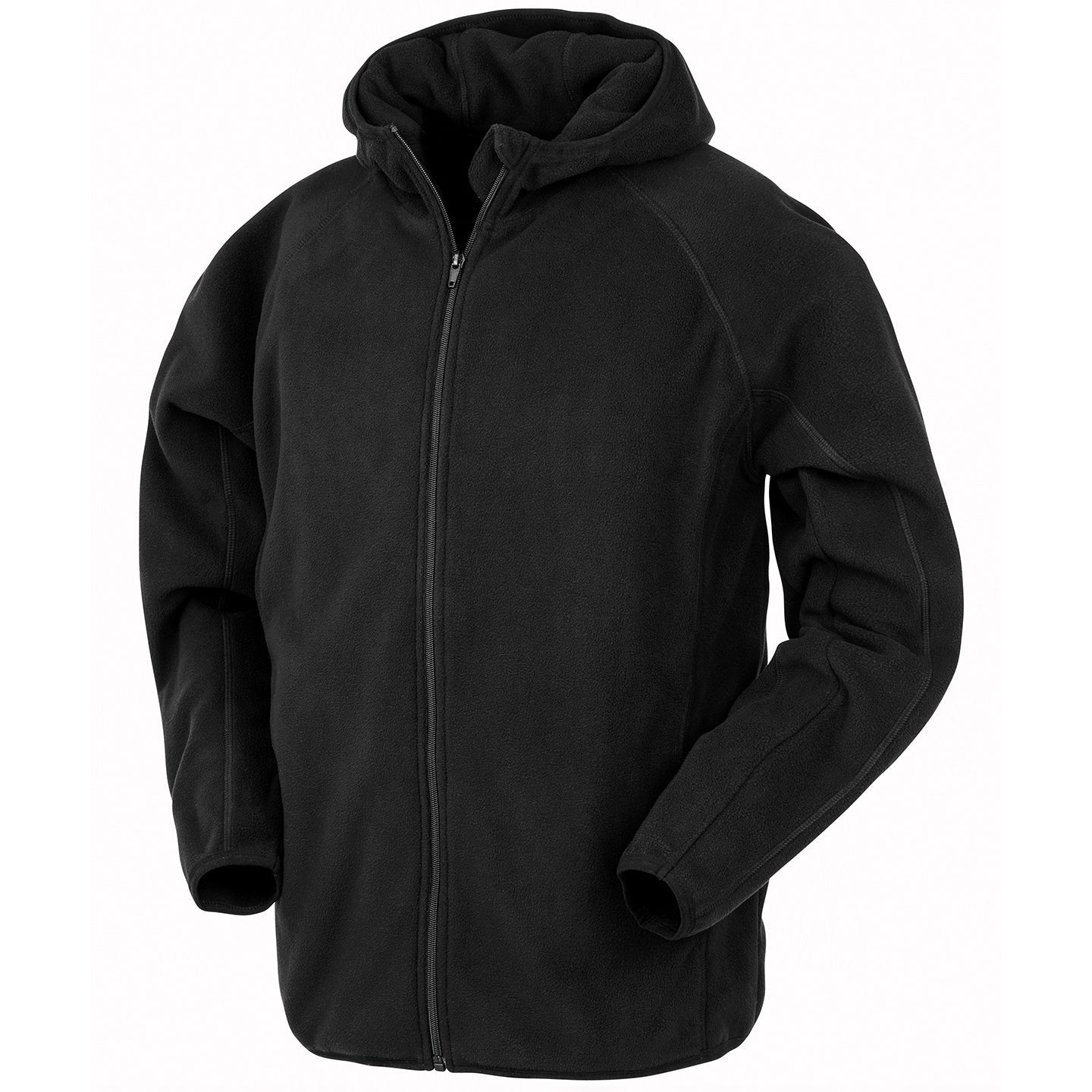 Result Genuine Recycled Recycled Hooded Microfleece Jacket