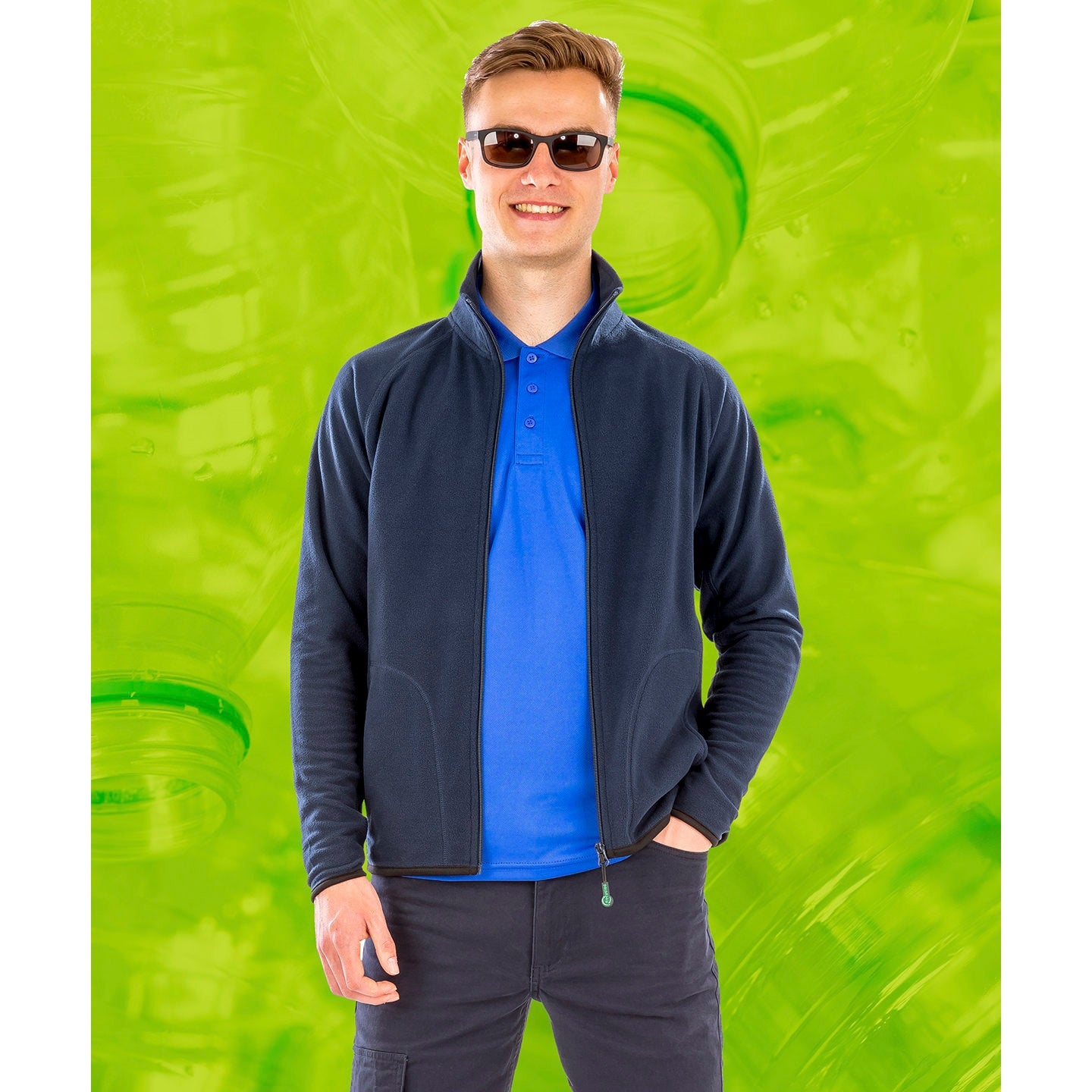 Result Genuine Recycled Recycled Microfleece Jacket