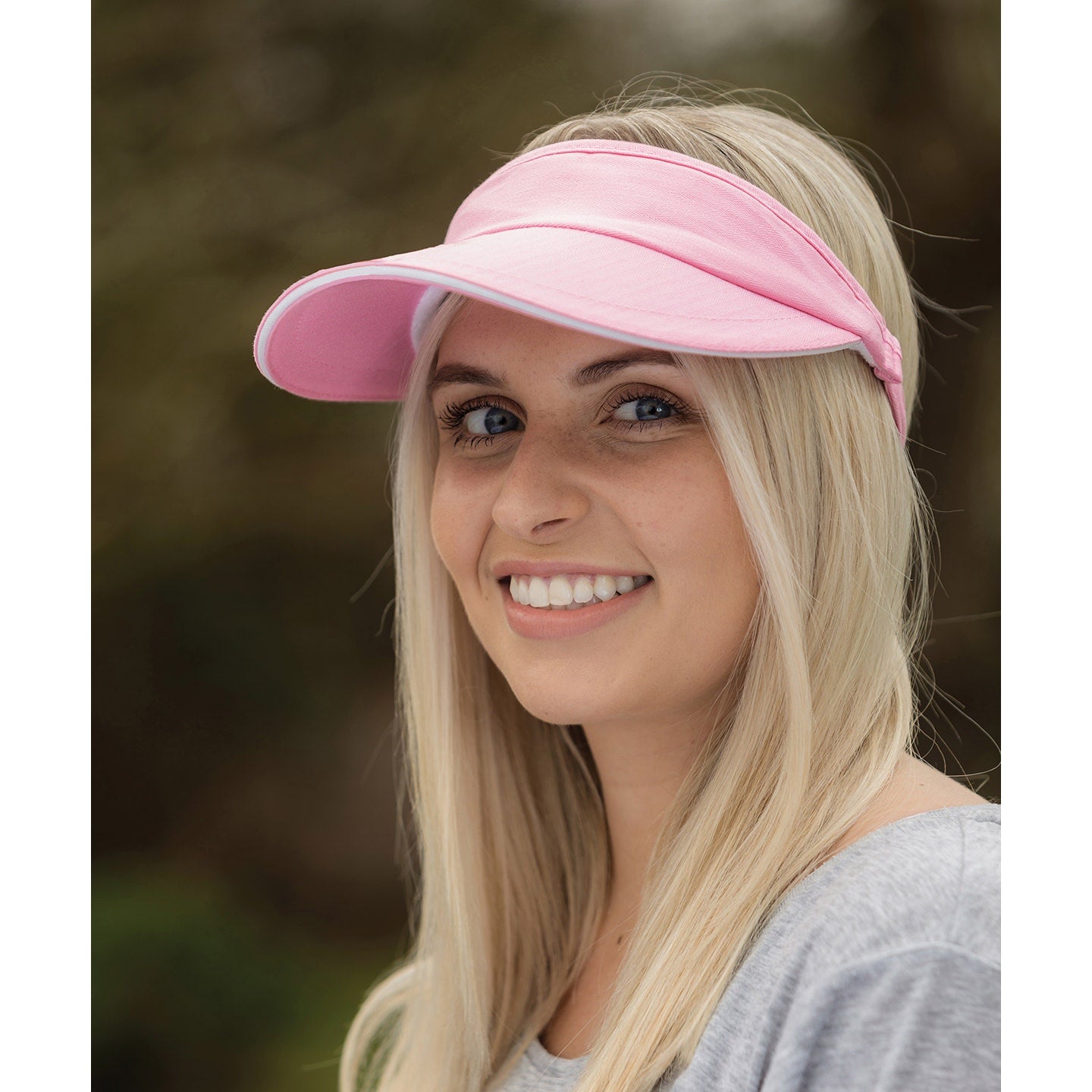 Result Headwear Herringbone Sun Visor With Sandwich Peak