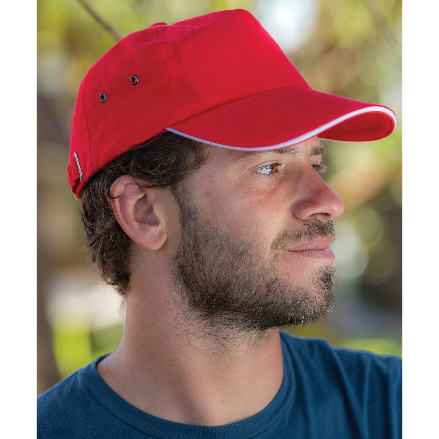 Result Headwear Printers Plush Cotton 5-Panel Cap