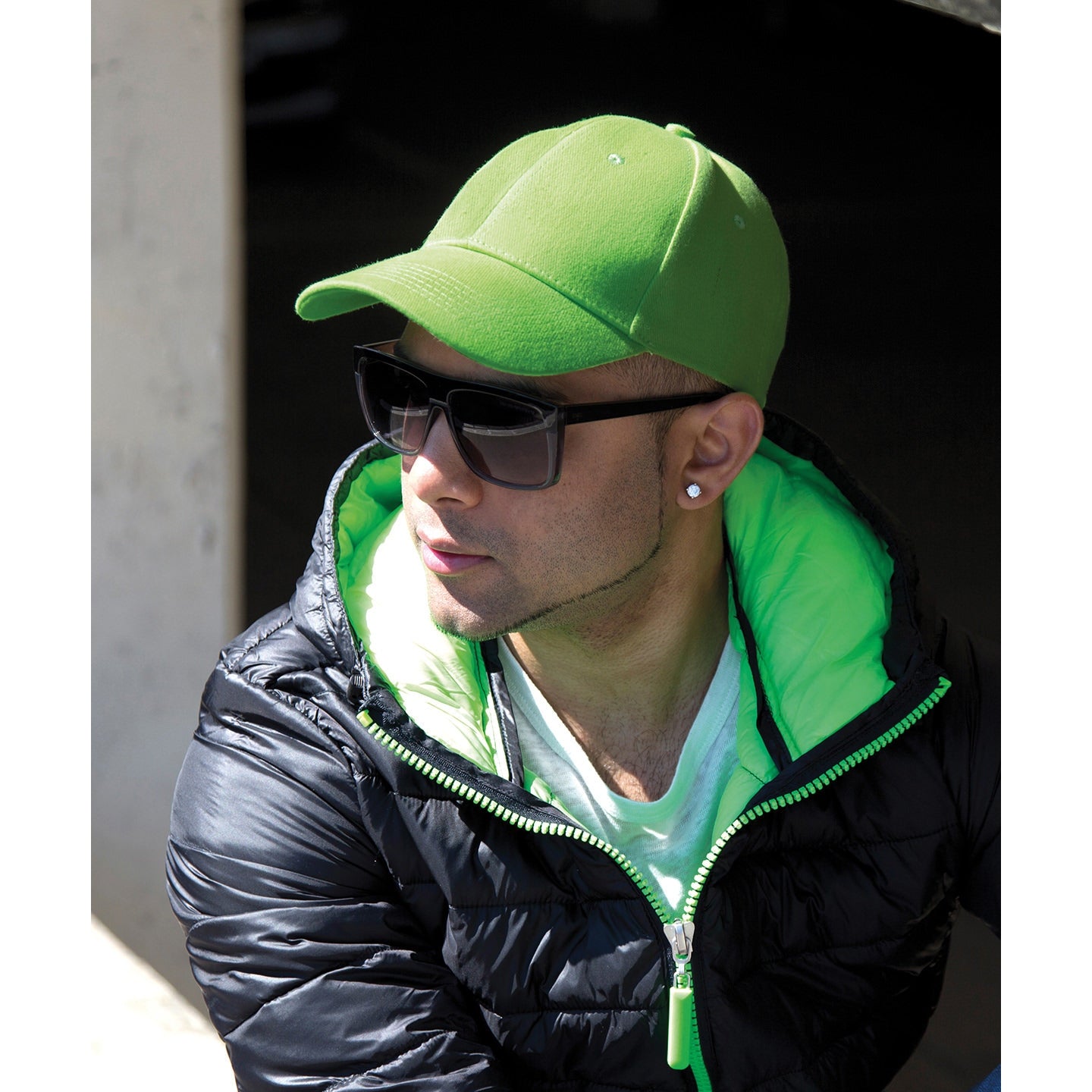 Result Headwear Memphis 6-Panel Brushed Cotton Low Profile Cap