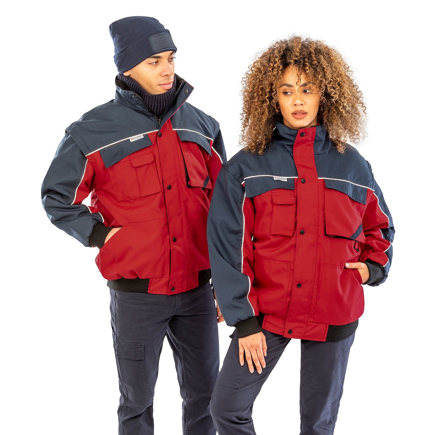 Result Workguard Work-Guard Zip Sleeve Heavy-Duty Pilot Jacket