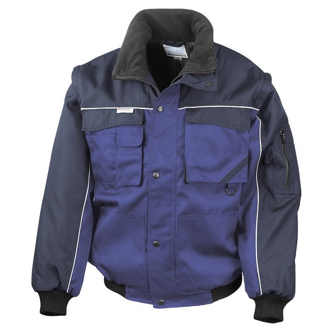 Result Workguard Work-Guard Zip Sleeve Heavy-Duty Pilot Jacket